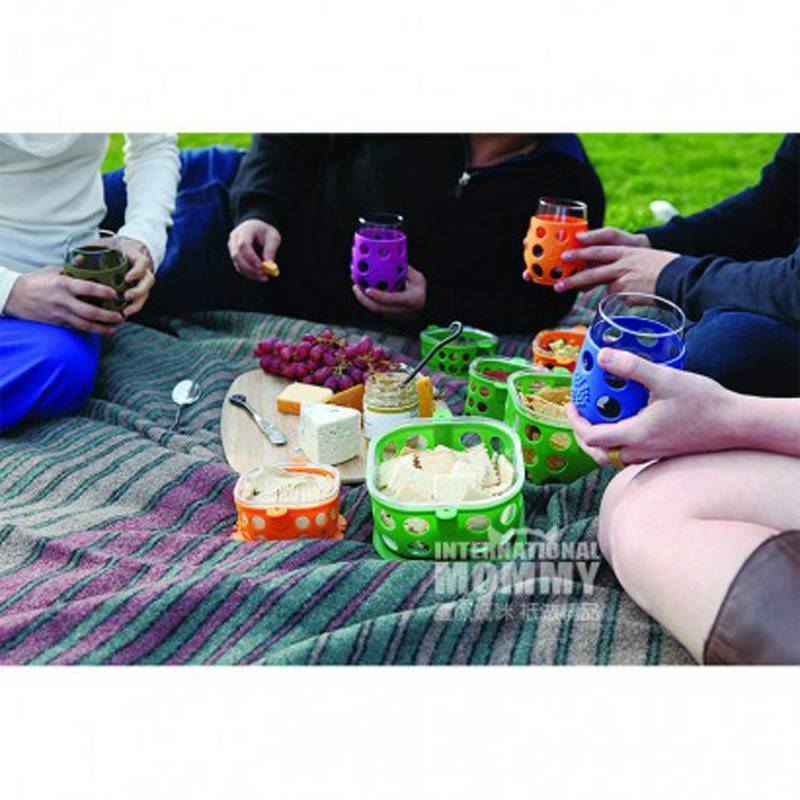 Lifefactory 미국실리콘상자유리제음식보존상자 950ml 해외버전