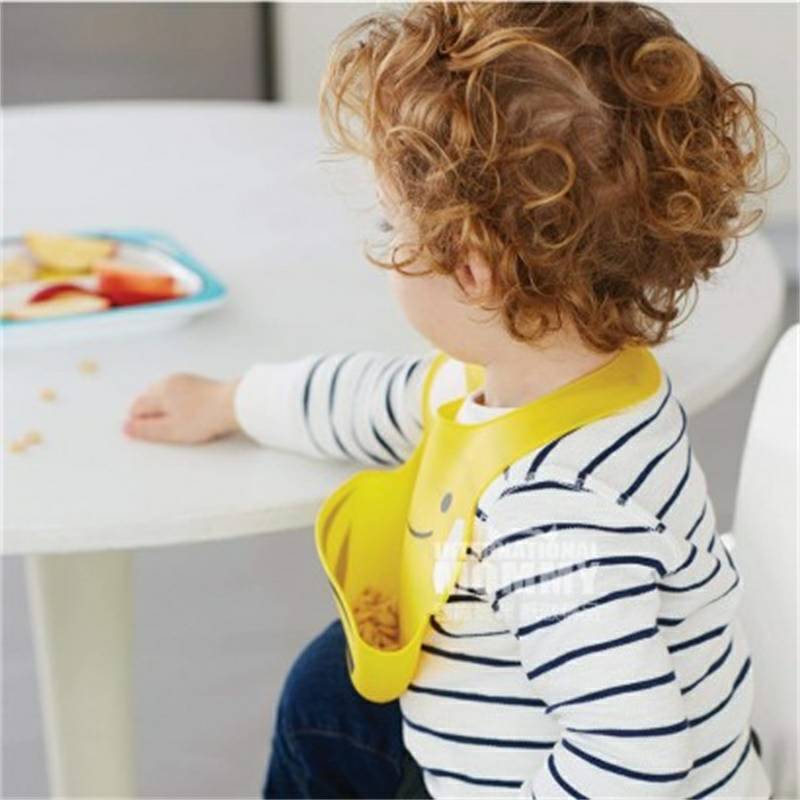 SKIP HOP 미국동물원시리즈입체실리콘만화턱받이해외버전