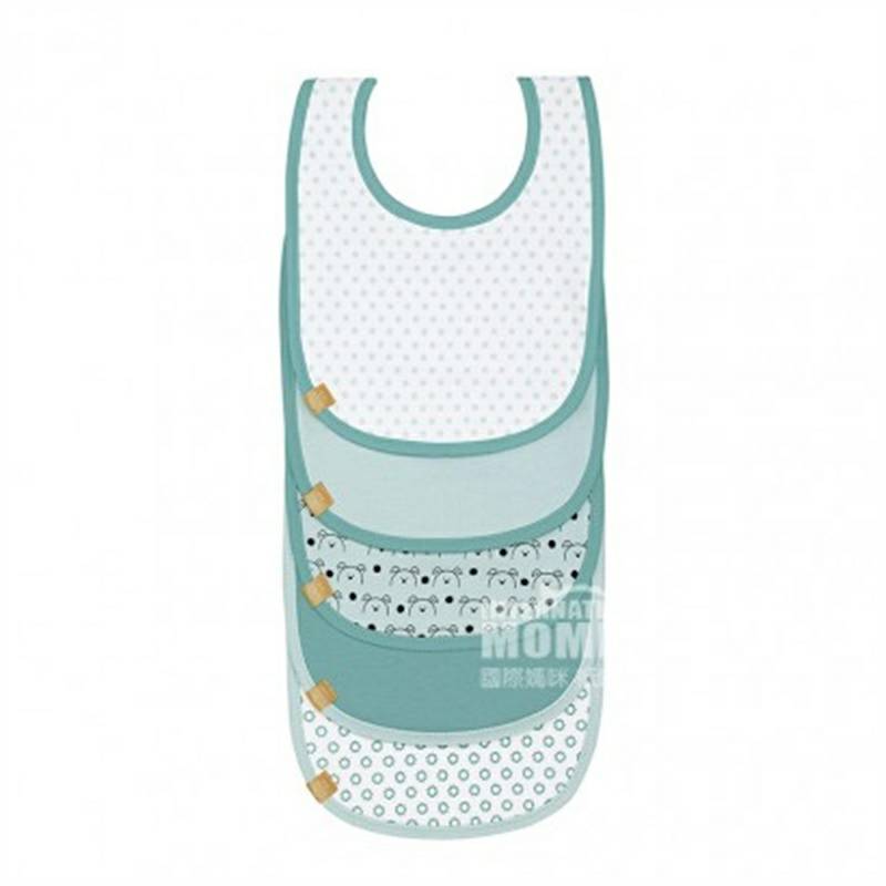 Lassig 독일아기턱받이 5 팩소년해외버전