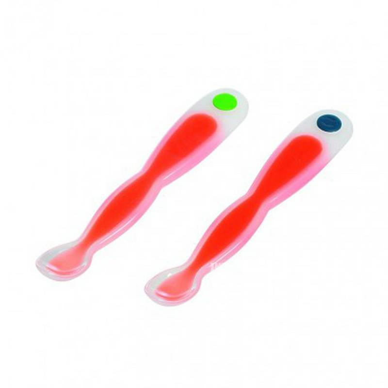 Bebeconfort 프렌치베이비민감한열변색성실리콘스푼2 개팩해외버전