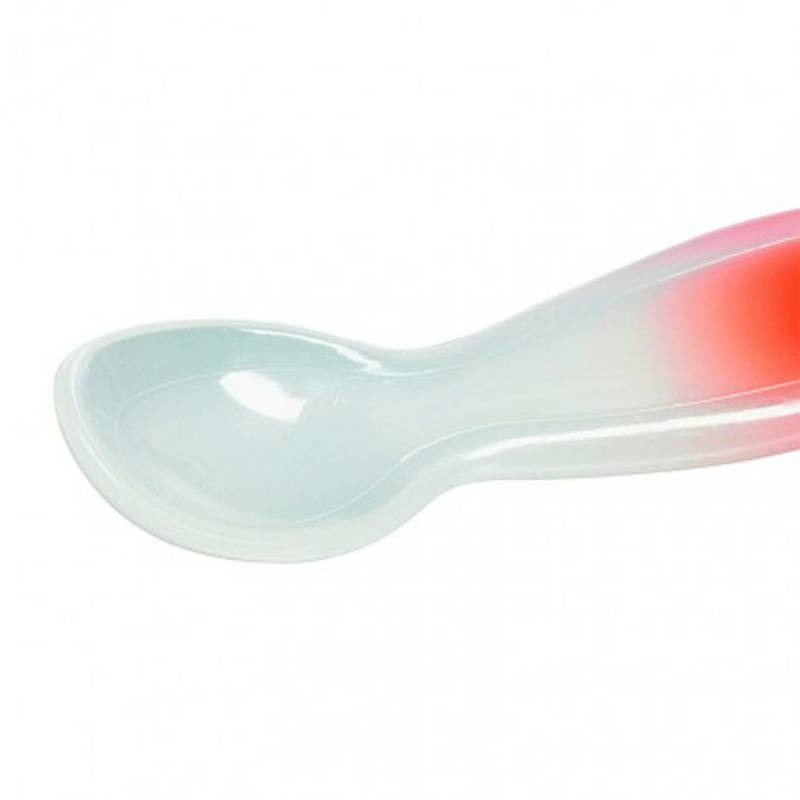 Bebeconfort 프렌치베이비민감한열변색성실리콘스푼2 개팩해외버전