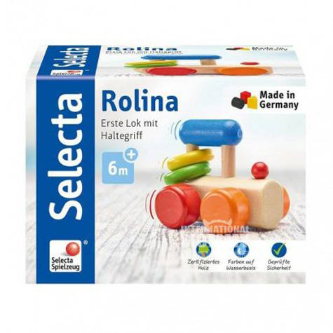 Selecta 독일아기나무로되는색깔트롤리쥐는장난감해외버전