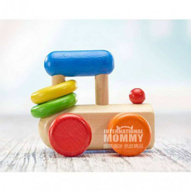 Selecta 독일아기나무로되는색깔트롤리쥐는장난감해외버전