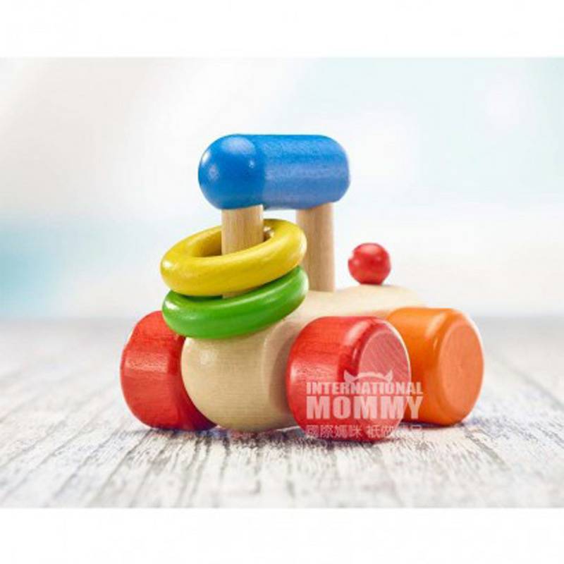 Selecta 독일아기나무로되는색깔트롤리쥐는장난감해외버전