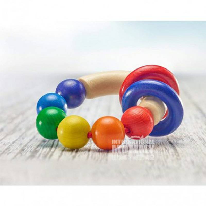 Selecta 독일아기나무로되는색깔구슬로만드는손반지장난감해외버전