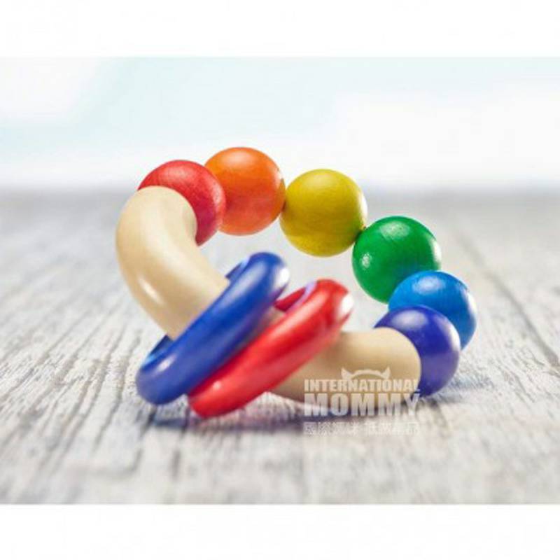 Selecta 독일아기나무로되는색깔구슬로만드는손반지장난감해외버전