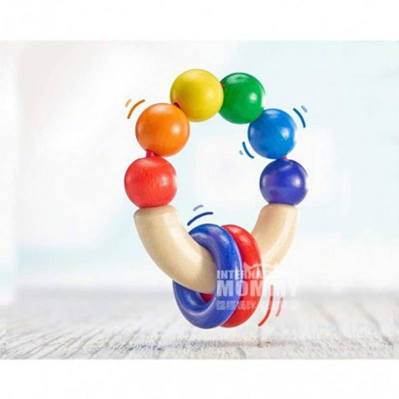 Selecta 독일아기나무로되는색깔구슬로만드는손반지장난감해외버전