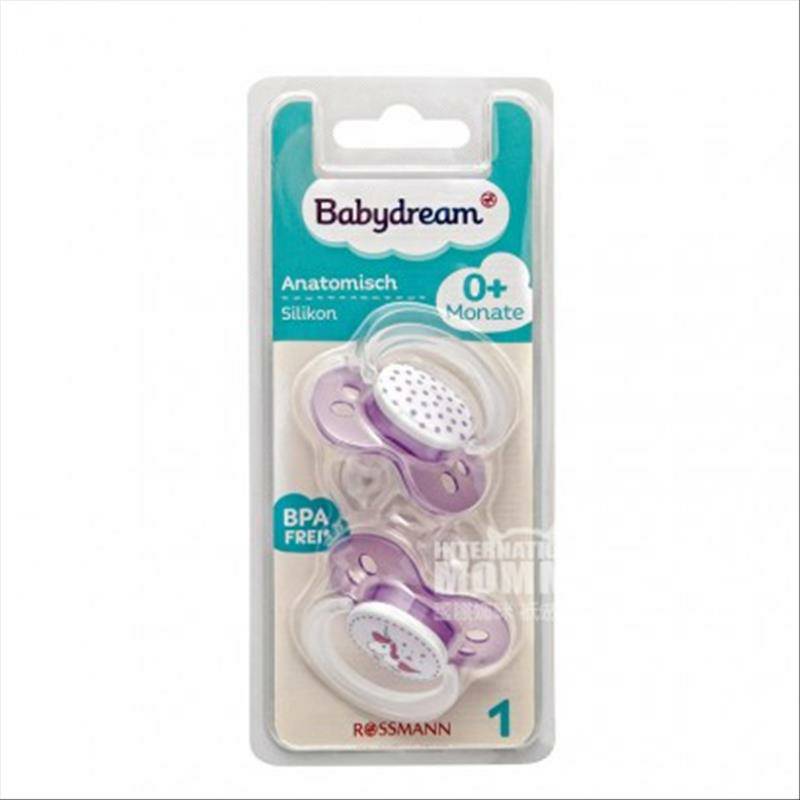 Babydream 독일작은동물별실리콘젖꼭지 0 개월 2 팩해외버전