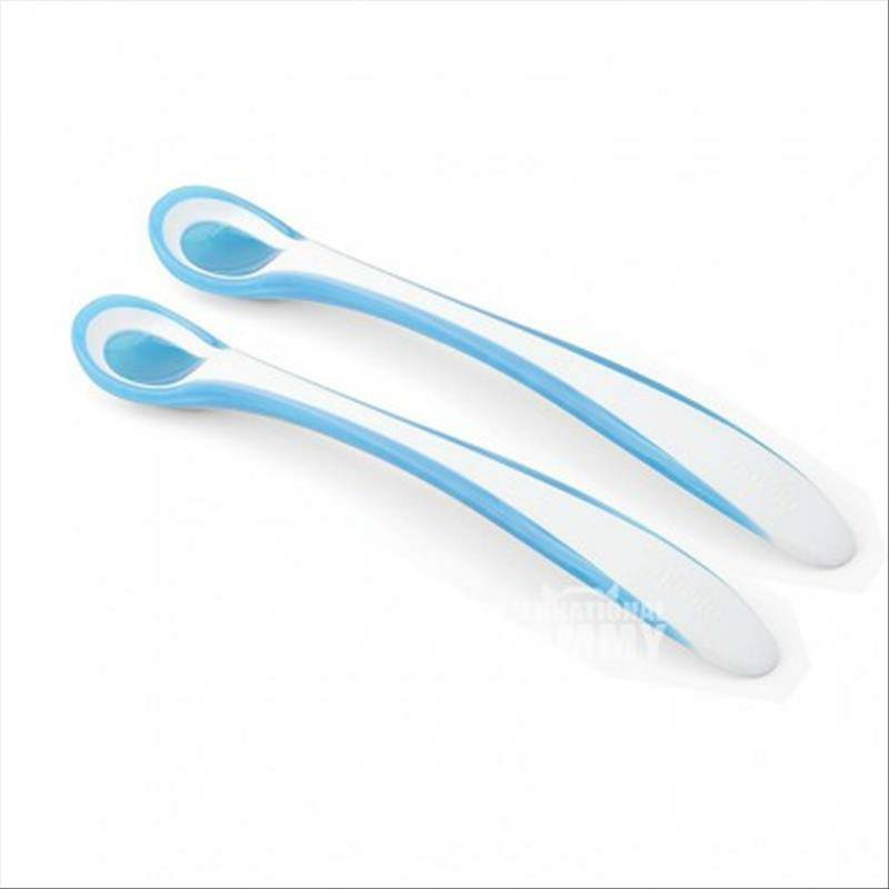 Nuvita 이탈리아사람누비타베이비감열보온스푼 2 개팩해외판