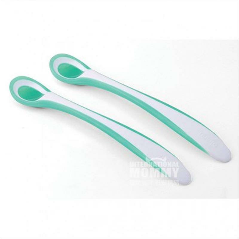 Nuvita 이탈리아사람누비타베이비감열보온스푼 2 개팩해외판