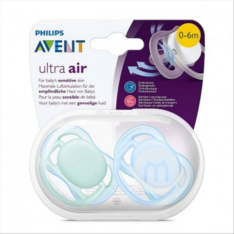 PHILIPS AVENT 아벤트영국공기에민감한근육아기젖꼭지단색 0-6 개월해외버전