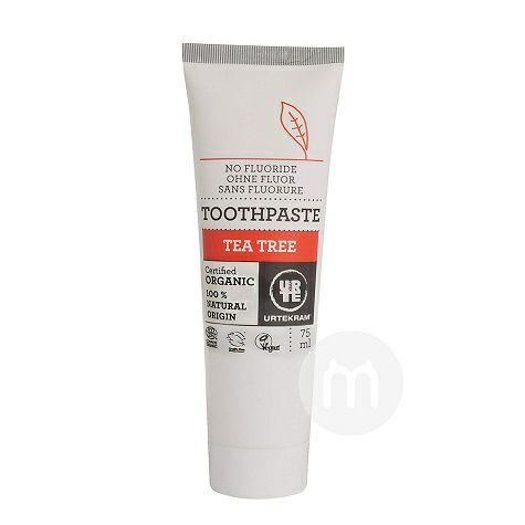 URTEKRAM 덴마크티트리유기불화물치약 * 2 해외버전