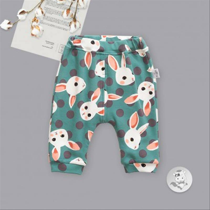 Verantwortung 남녀아기레드팬더프린트플러스벨벳큰 PP 바지네이비블루