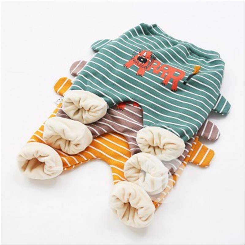 Verantwortung 남성과여성아기옆귀와벨벳 PP 바지녹색