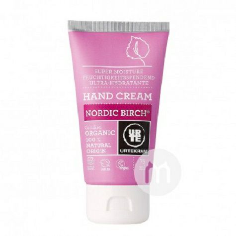 URTEKRAM 덴마크북유럽자작나무임산부를위한유기농보습핸드크림해외버전