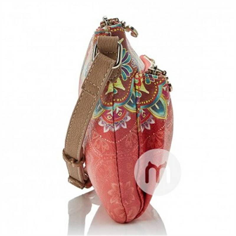 Desigual 스페인어패션레드프린트어깨대각선가방해외버전