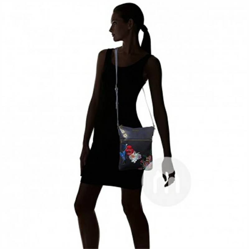 Desigual 스페인패션자수네이비블루숄더대각선가방해외버전