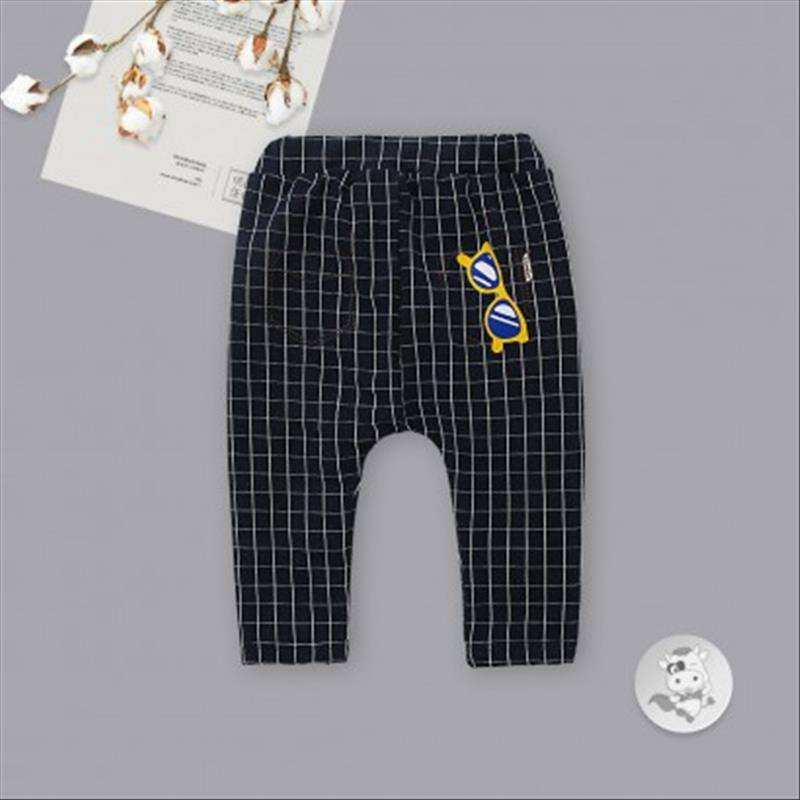 [2 개] Verantwortung 남녀아기슈퍼영웅스트라이프플러스벨벳풀오버스웨터녹색 + 격자주머니멋진안경플러스벨벳 PP 바지네이비블루