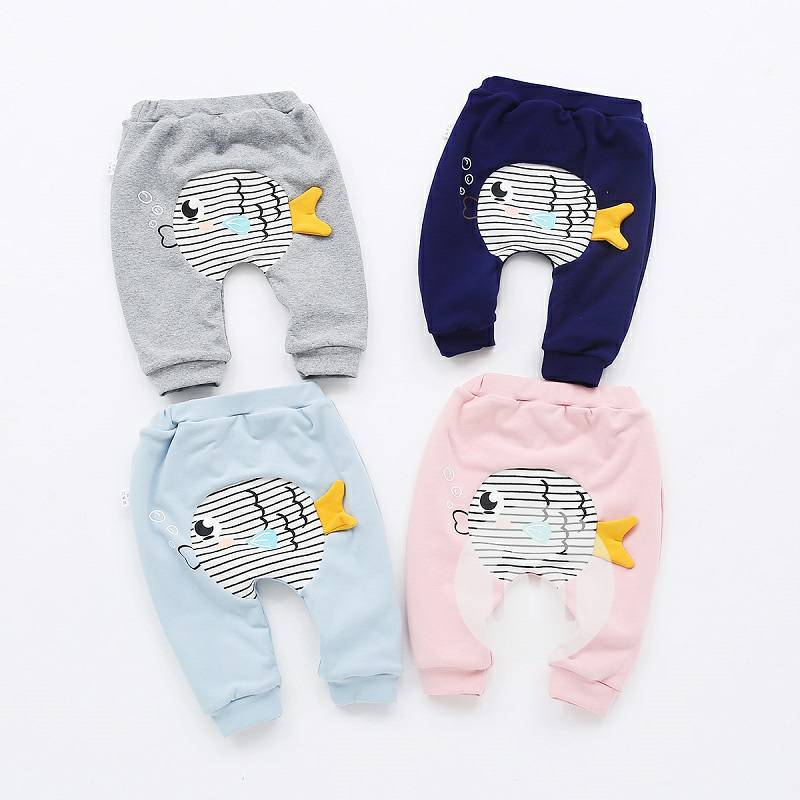 [2 개] Verantwortung 남녀아기도시순찰플러스벨벳풀오버스웨터노란색 + 침거품물고기플러스벨벳 PP 바지네이비블루