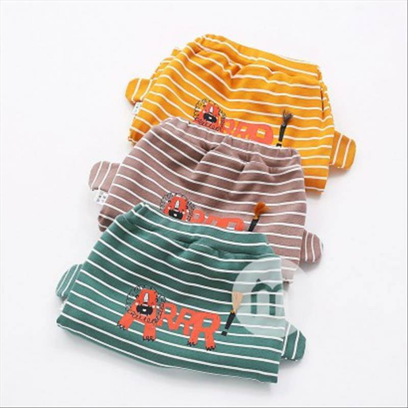 [2 개] Verantwortung 남녀아기큰눈공룡풀오버플러스벨벳스웨터오렌지 + 측면귀줄무늬플러스벨벳 PP 바지노란색