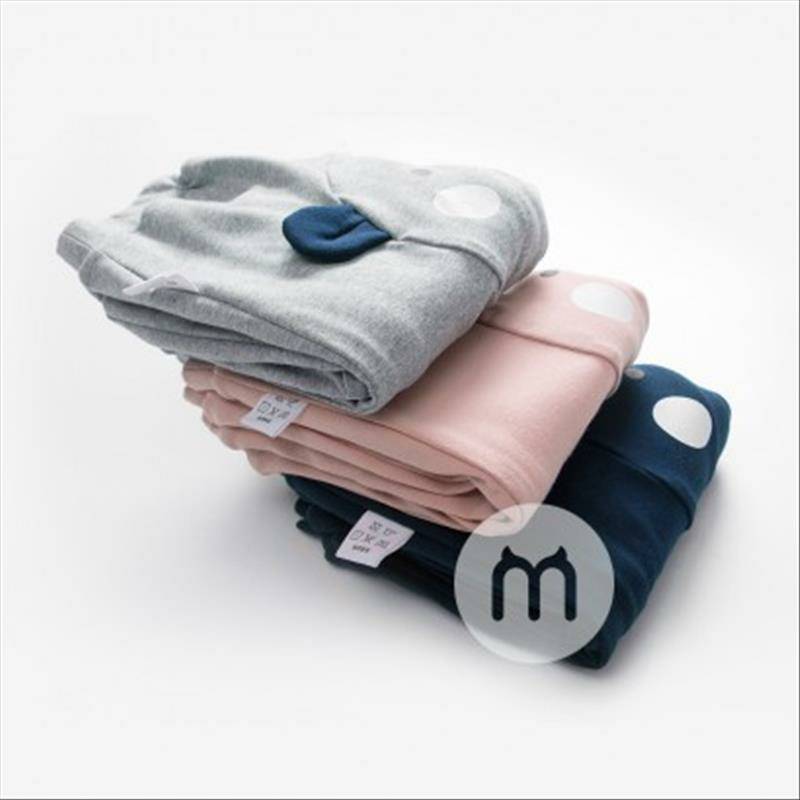 [2 개] Verantwortung 남녀아기작은여우풀오버플러스캐시미어스웨터노랑 + 귀여운서귀가새끼고양이플러스캐시미어 pp 바지네이비블루