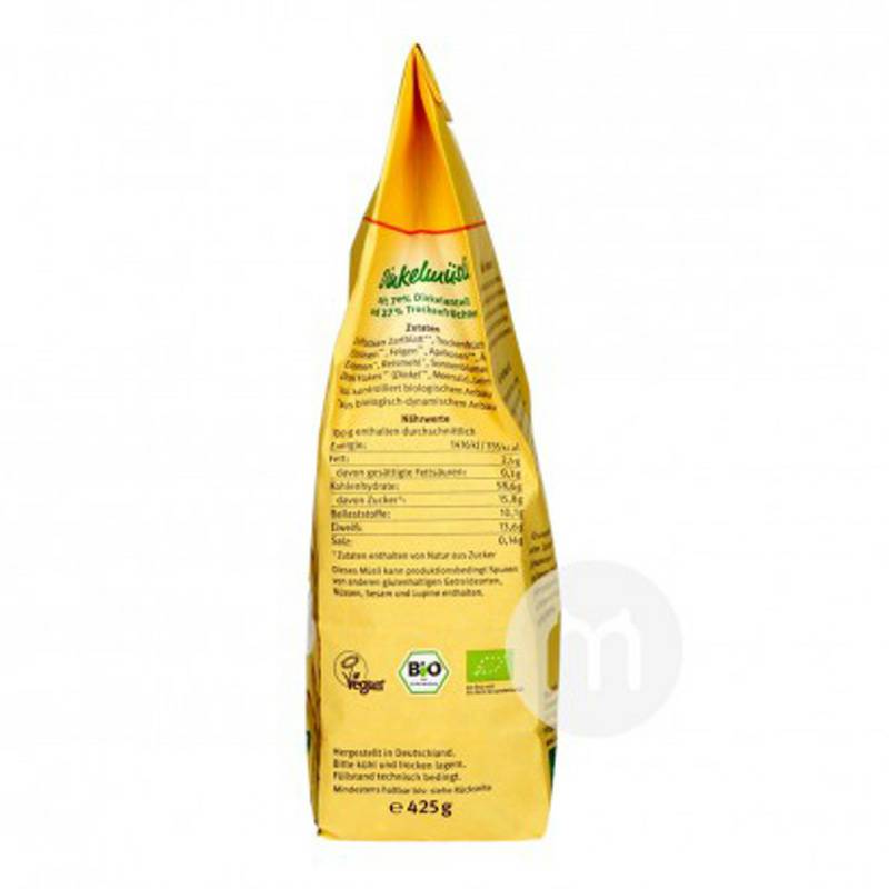 Bauck HOF 독일유기농말린과일바삭한시리얼 425g 해외버전