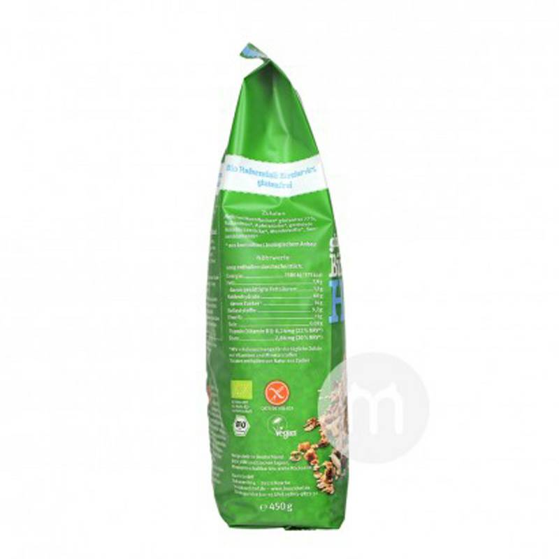 Bauck HOF 독일유기농글루텐프리과일너트오트밀 450g 해외버전