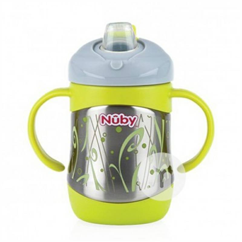 Nuby 미국사람스테인레스스틸마시는컵 220ml 해외버전 6 개월이상