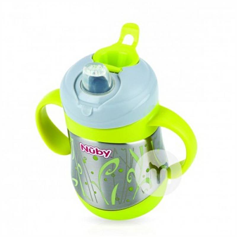 Nuby 미국사람스테인레스스틸마시는컵 220ml 해외버전 6 개월이상