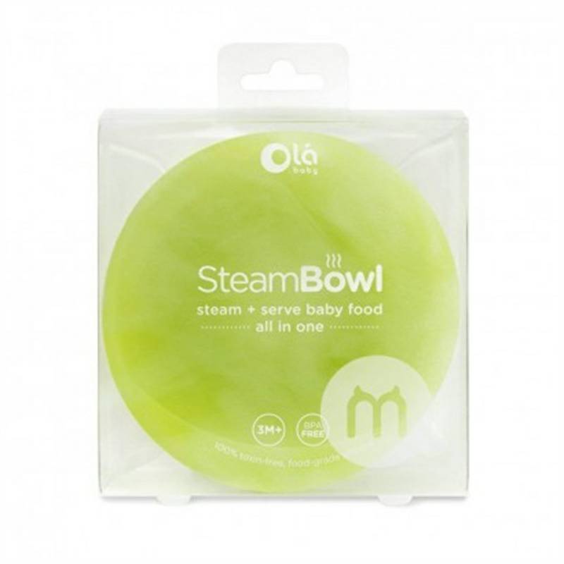 Olababy 미국사람베이비쿠킹이중사용실리콘식품보충그릇해외버전