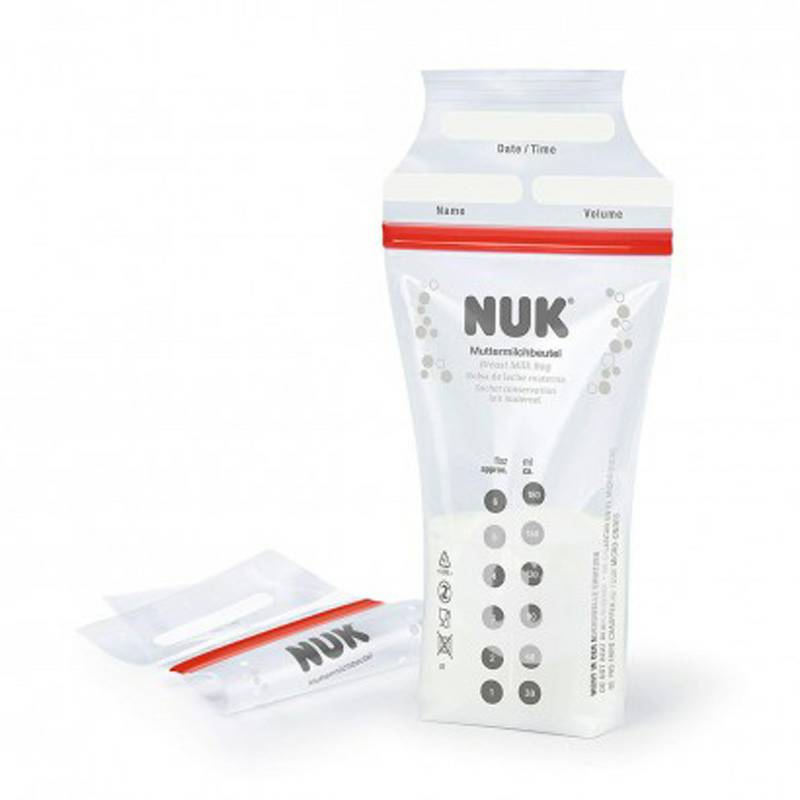 NUK 미국모유저장부대 25 조각 180ml 해외버전
