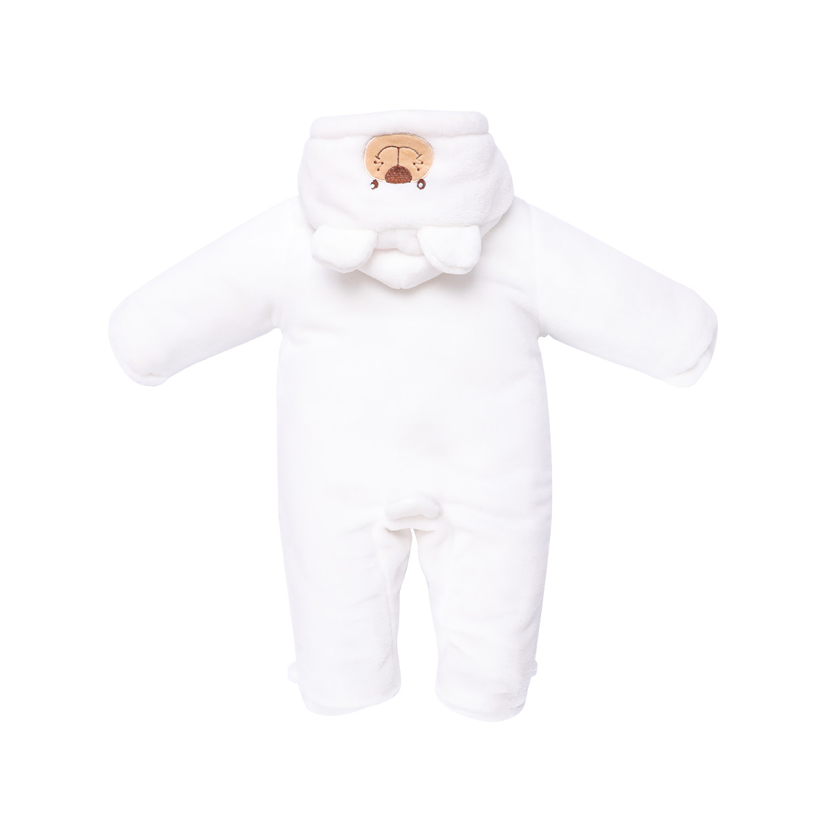 Verantwortung 남녀아기겨울산호벨벳도몸을크롤링슈트곰화이트