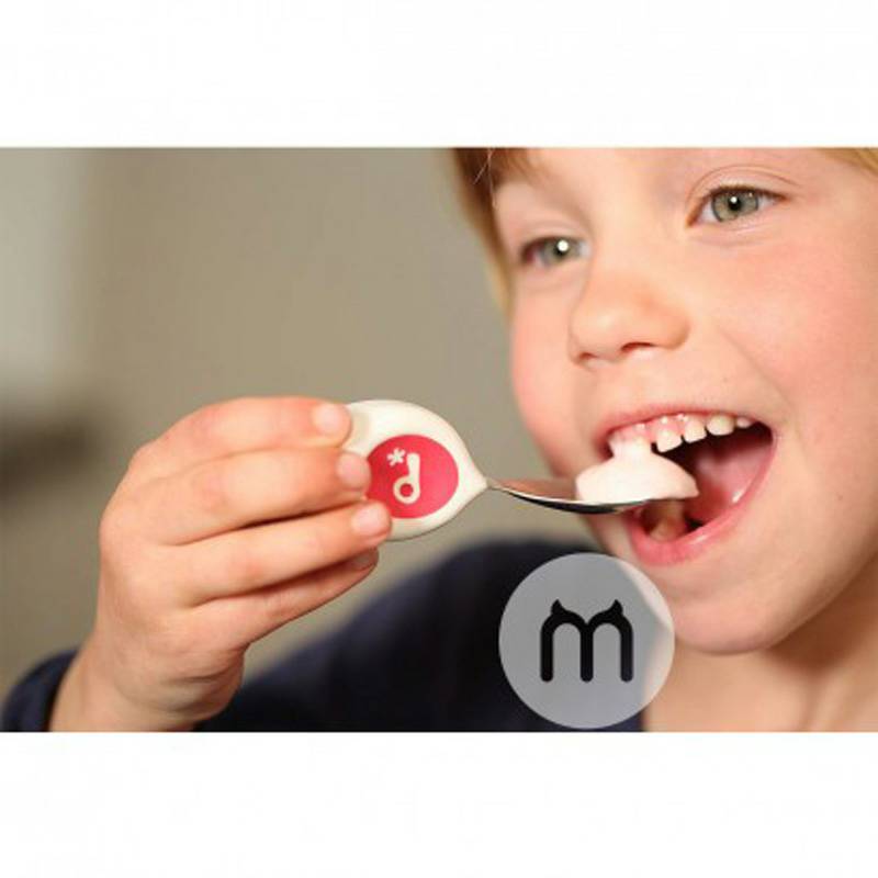 Doddl 영국어린이스테인레스스틸스푼포크나이프세트해외판