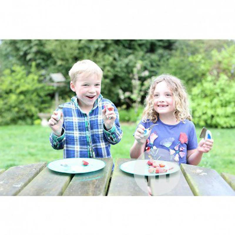 Doddl 영국어린이스테인레스스틸스푼포크나이프세트해외판