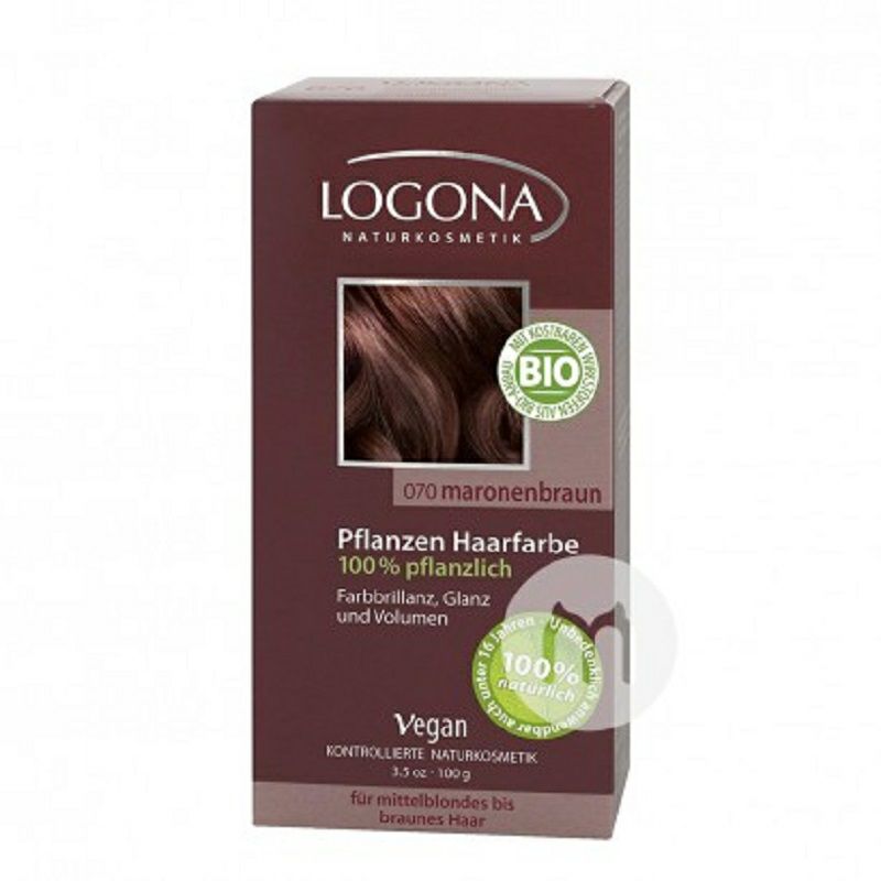 LOGONA 독일유기식물염색약다색옵션해외버전