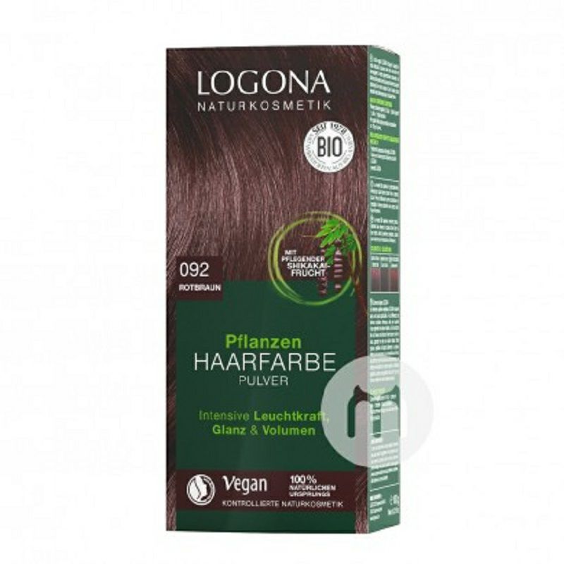 LOGONA 독일유기식물염색약다색옵션해외버전