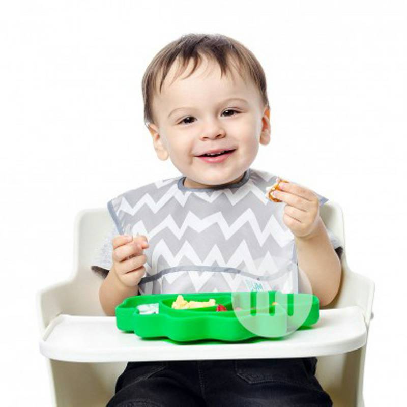 BUMKINS 미국사람아기어린이만화실리콘흡입컵분할디너플레이트해외버전