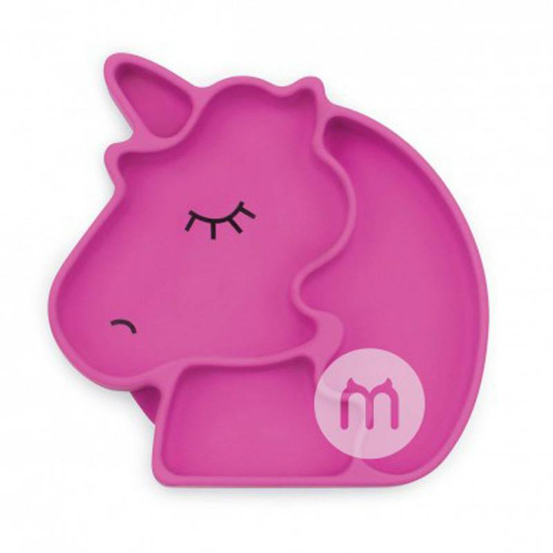 BUMKINS 미국사람아기어린이만화실리콘흡입컵분할디너플레이트해외버전