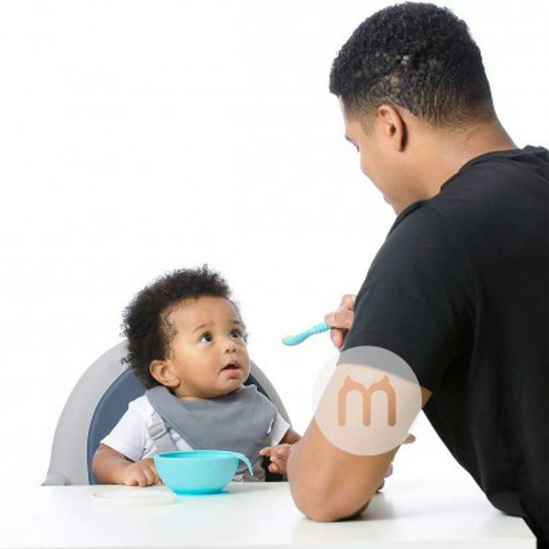 BUMKINS 미국사람아기어린이용실리콘흡입컵보울스푼세트해외판