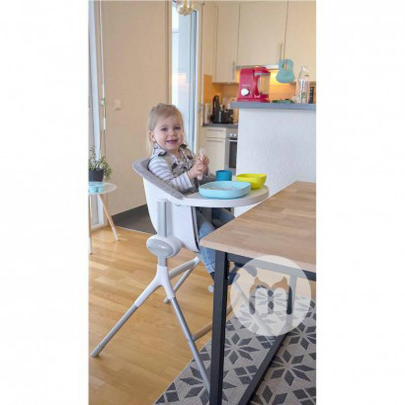 BEABA 프랑스아기실리콘흡입컵그릇숟가락세트해외버전