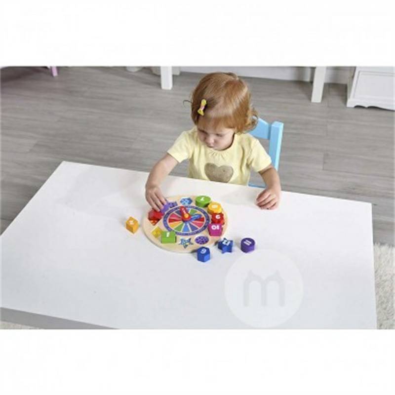 Tooky Toy 장난감독일토키장난감목조빌딩블록시계완구해외버전