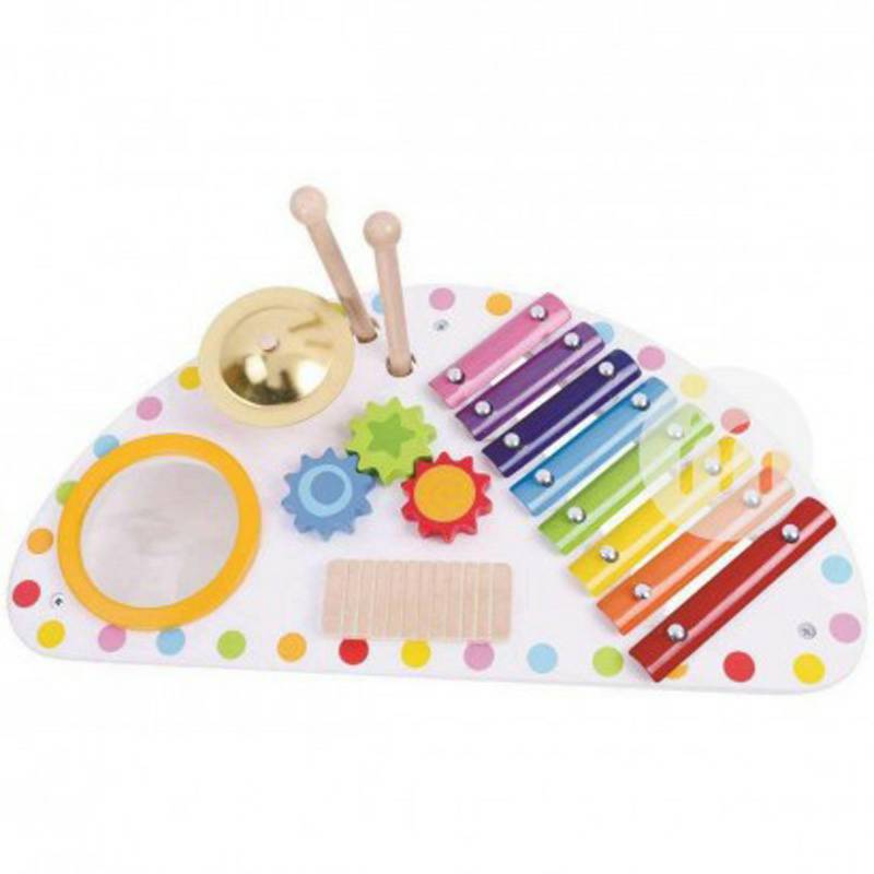 Tooky Toy 장난감독일토키장난감다기능조기교육나무노크피아노해외버전