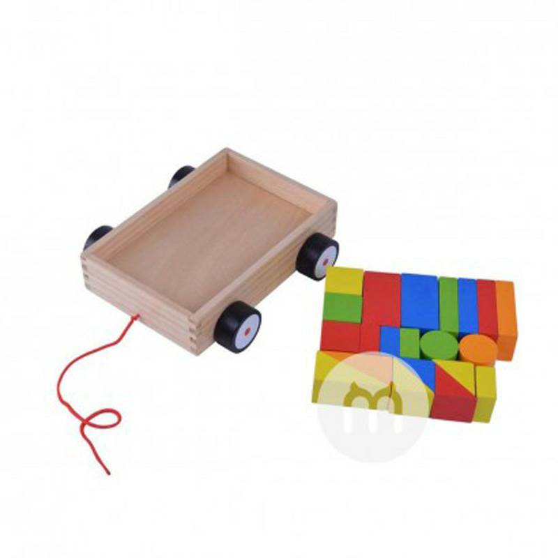 Tooky Toy독일토키장난감아기트레일러빌딩블록장난감해외버전