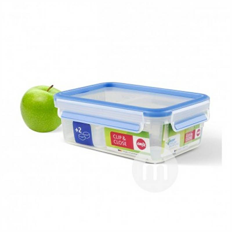 EMSA 독일광장플라스틱스낵상자저장상자뚜껑 1L 해외버전