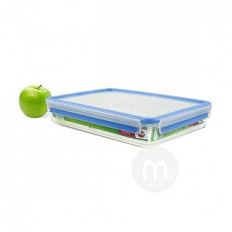 EMSA 뚜껑이있는독일광장플라스틱스낵상자신선한상자 2.6L 해외버전