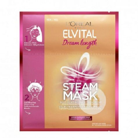 L OREAL 파리프랑스긴머리스팀마스크 * 10 해외버전