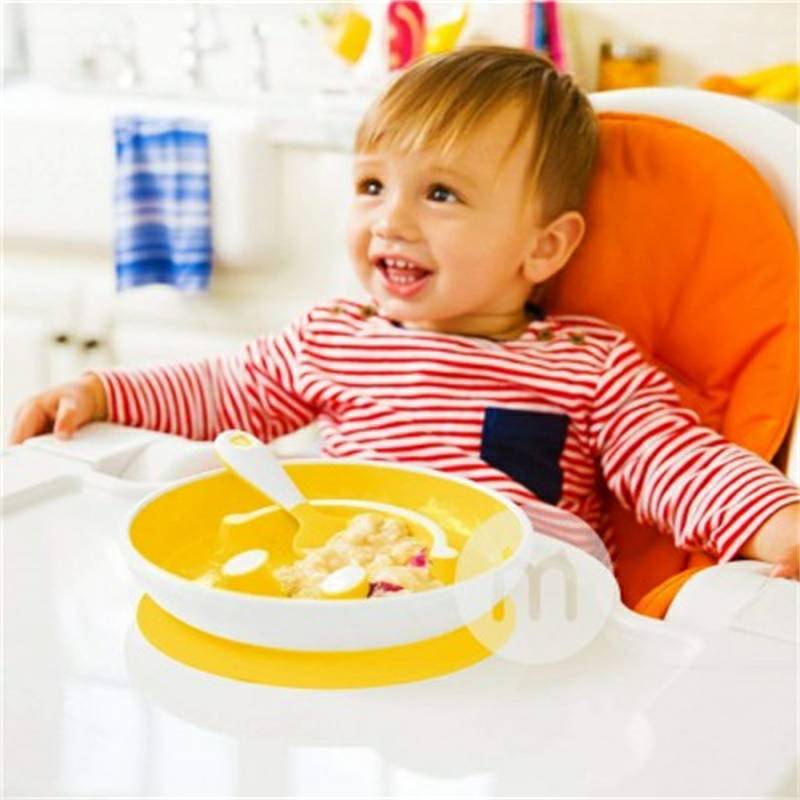Munchkin아메리칸베이비아이스마일푸드보조플레이트트레이닝스푼세트해외판