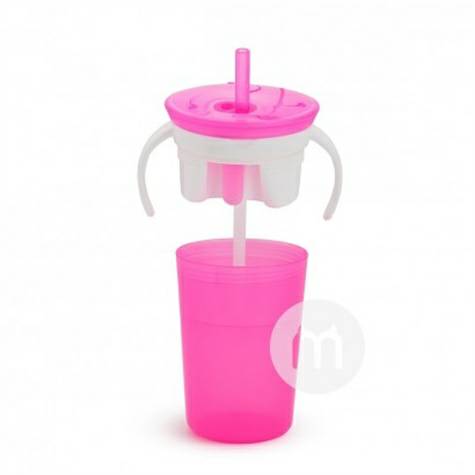 Munchkin 미국누출방지및유출방지어린이용이중사용스낵밀짚컵해외...