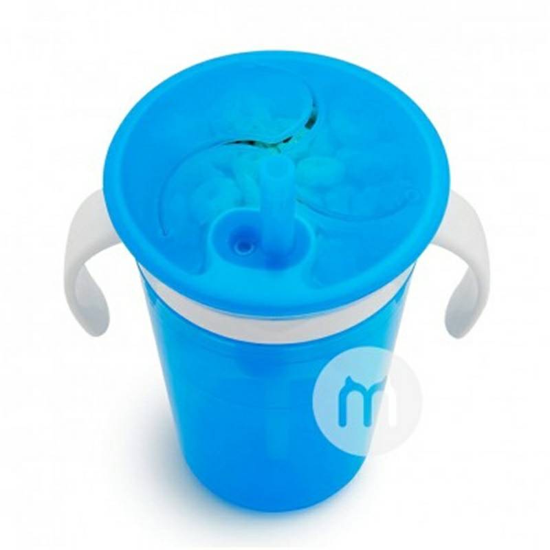 Munchkin 미국누출방지및유출방지어린이용이중사용스낵밀짚컵해외버전