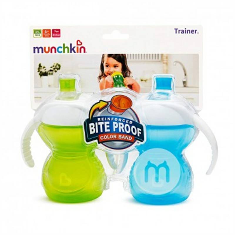 Munchkin 미국누수방지덕빌훈련음료컵핸들 207ml 2 개해외판